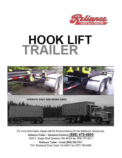 reliance trailer parts for sale