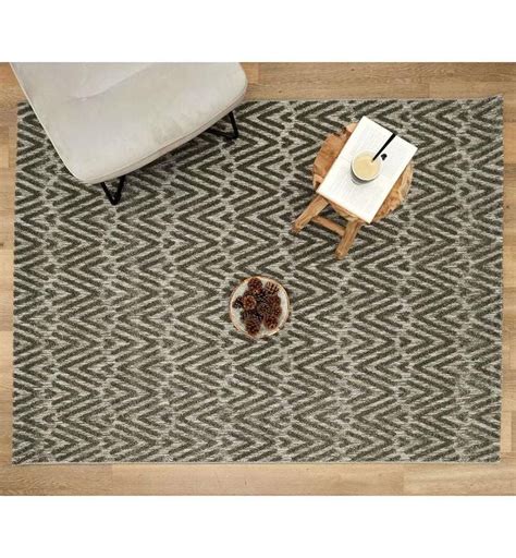 Vintage Relief Teppich Gelb 280 x 202 cm