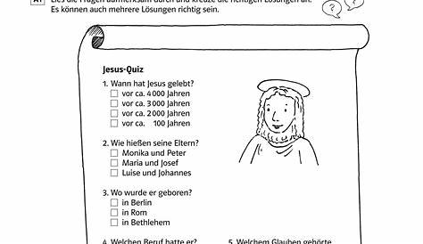 Religion 3 Klasse Grundschule Arbeitsblätter
