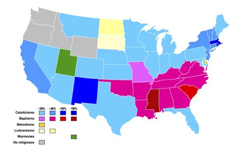 religiones en estados unidos