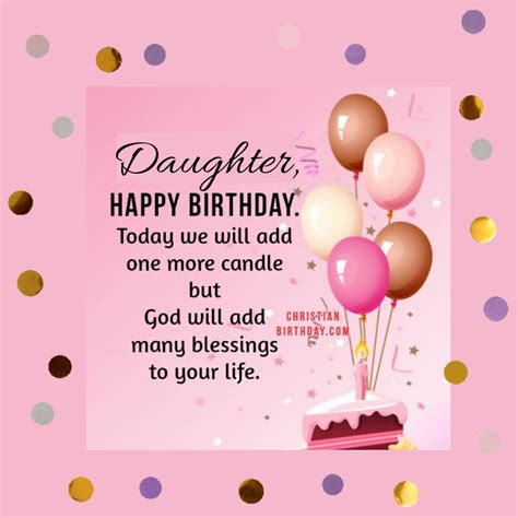 religious birthday card for daughter