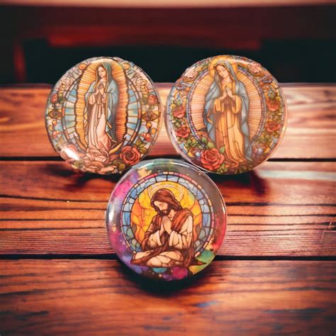 Religious Button Pins