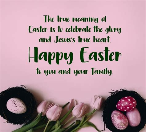 religious easter messages for family