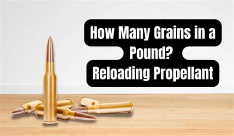 reloading grains per pound