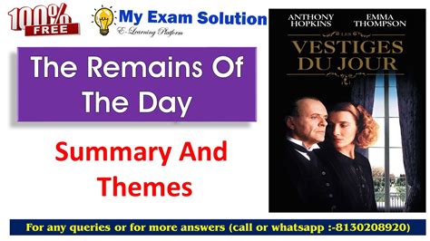 remains of the day analysis
