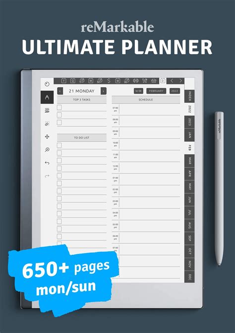 remarkable 2 planner pdf