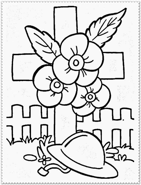 Remembrance Day Colouring Sheet