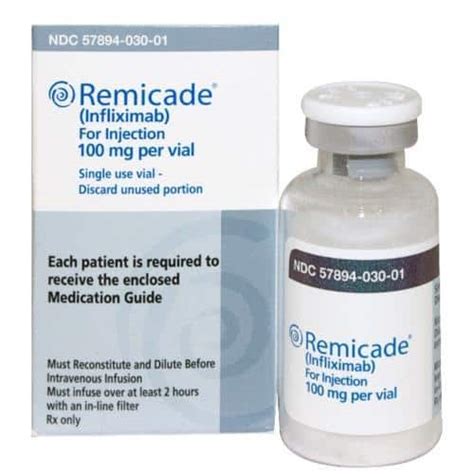 REMICADE® (Infliximab), Powder, 100mg, SDPF, 20mL Vial McGuff Medical
