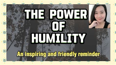 Reminder of Humility