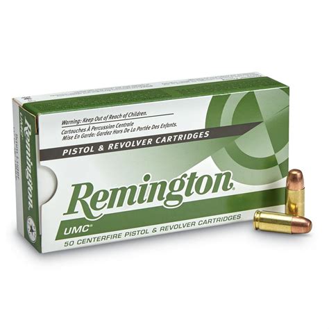 Remington 9mm Ammo 50 Rounds