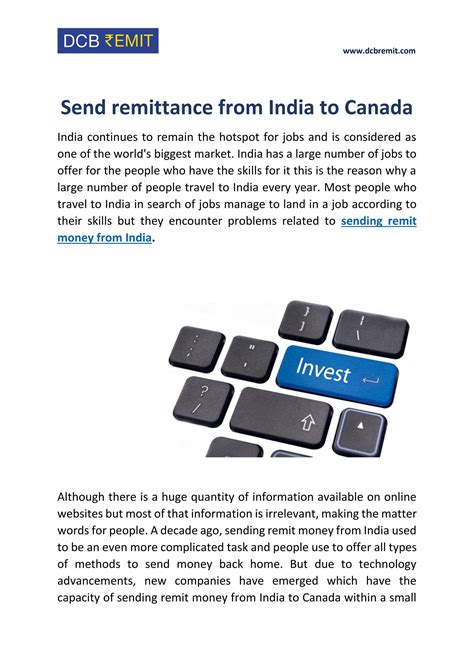 remittance from canada to india