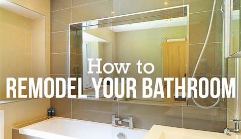 Get tips and a step by step guide to help you tackle your DIY bathroom