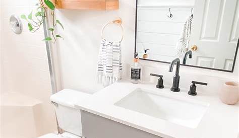 50 Best Small Bathroom Decorating Ideas - Tiny Bathroom Layout & Decor