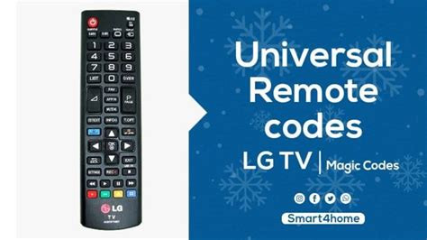 Remote Codes For Lg Tvs