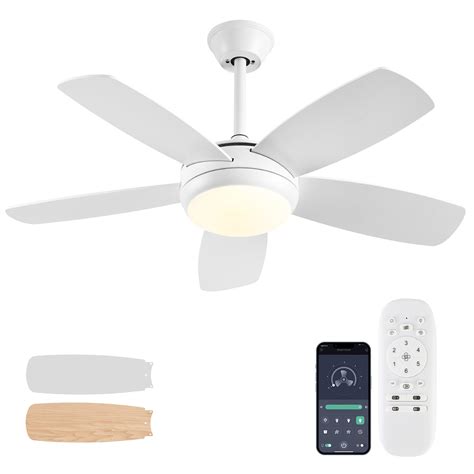 Remote Control Ceiling Fan White Shop Hunter White Wall-moun