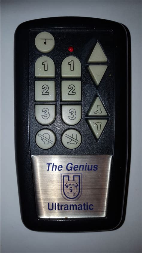 Remote Control For Ultramatic Bed