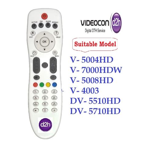 Remote Control For Videocon D2H