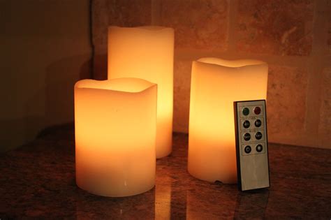 Remote Controlled Flameless Candles Set
