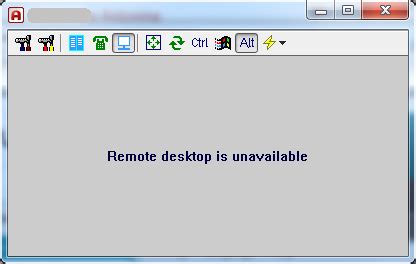 remote desktop is unavailable ammyy