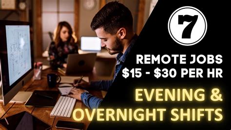remote evening shift jobs