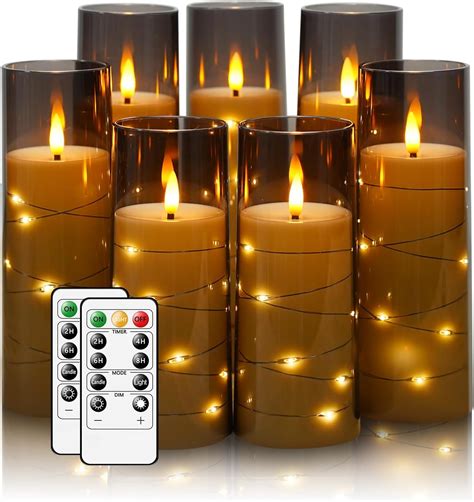 Remote Led Pillar Candles