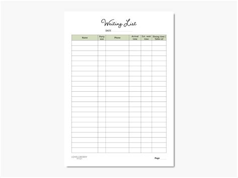 Remote List Waiting List