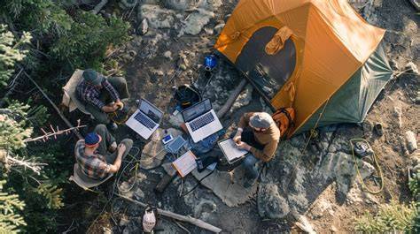 remote nature camp