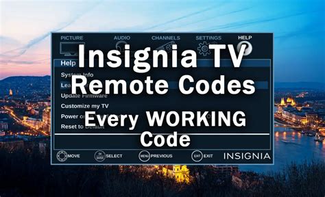 Remote Programming Code For Insignia Tv