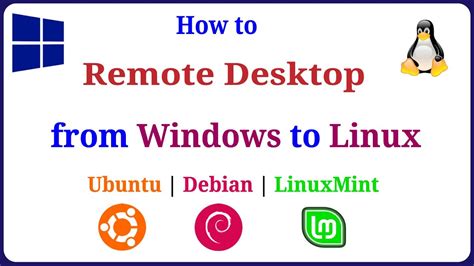How to connect to a remote desktop from Linux