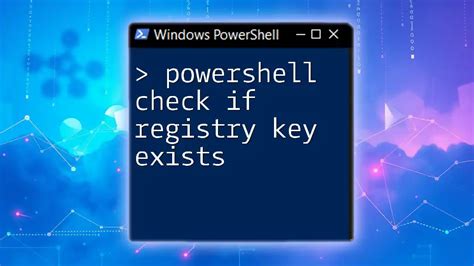Remotely Check Registry Key Powershell