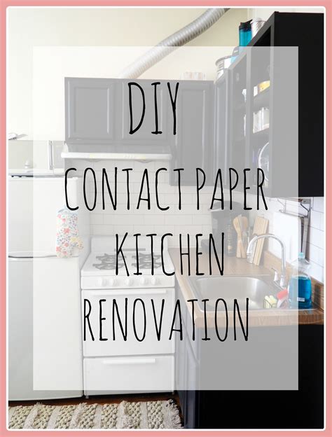 Removable Contact Paper Cabinets