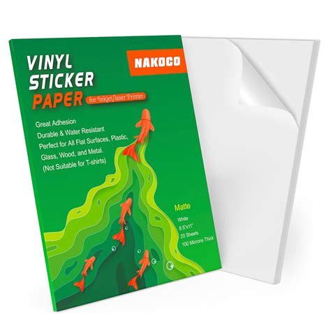 Removable Printable Sticker Paper