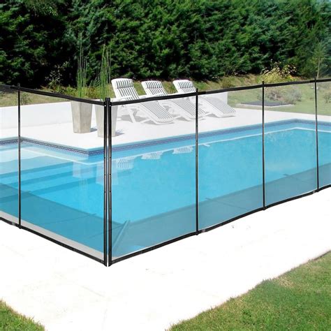 removable swimming pool safety fence