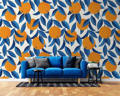 Removable Wallpaper Oranges
