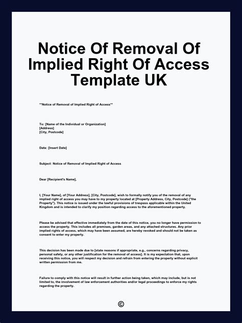Removal of Implied Rights of Access PDF
