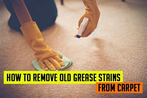 How to Get Out Grease Stains From Clothes Carpet Upholstery