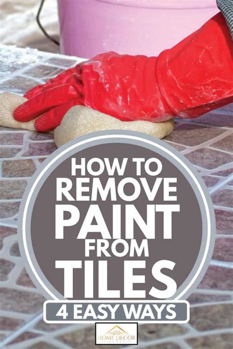 How to remove spray paint from a tile floor? Hometalk