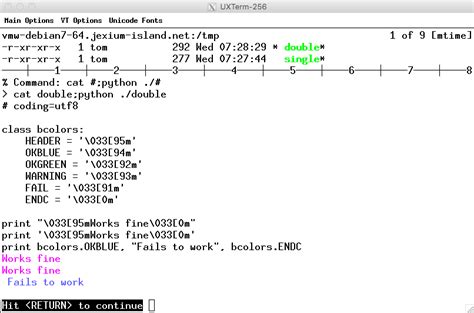 remove ansi color codes python