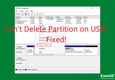 remove boot partition from usb