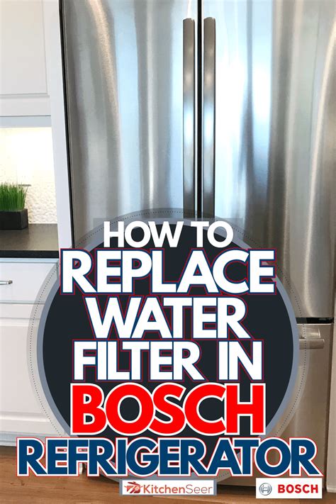 Remove Bosch Water Filter