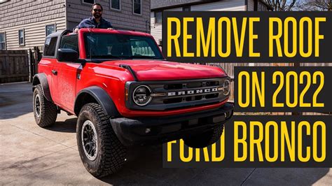 Remove Bronco Roof
