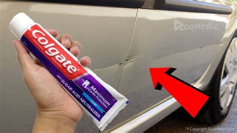 Remove Car Scratch With Toothpaste