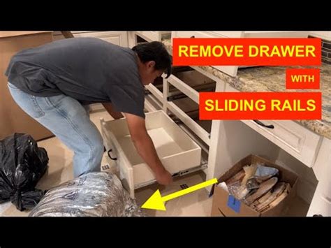 Remove Drawer Slide Rails