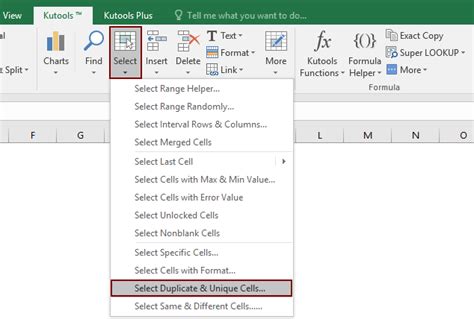 Remove Duplicate In Excel Kutools