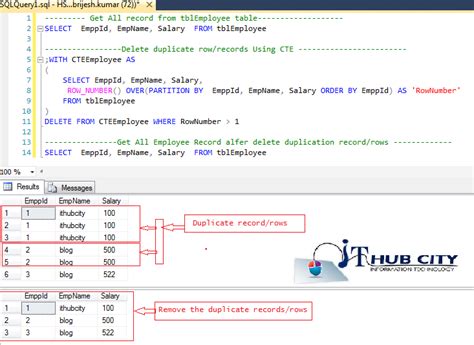 Remove Duplicates In Sql View
