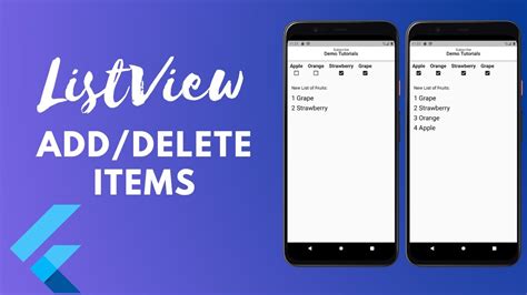 remove element from list flutter