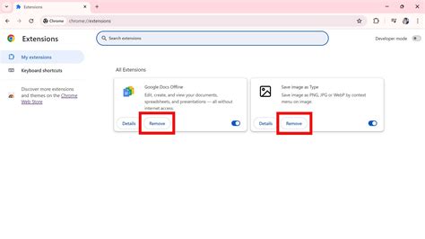 Remove Extension C