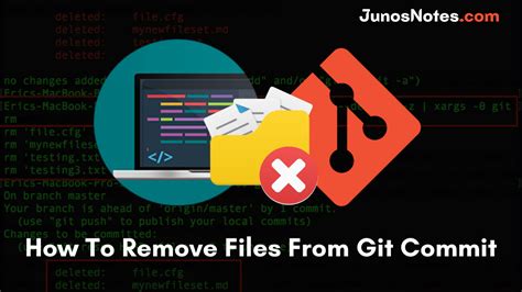 remove files from commit