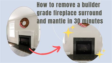Remove Fireplace Surround From Wall