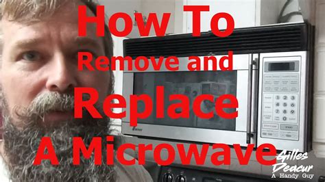 Remove Frigidaire Over Range Microwave